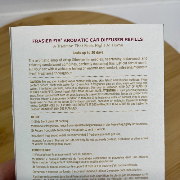 Thymes Frasier Fir Automatic Car Diffuser Kit & Refills Vent Attachment - Picture 5 of 8